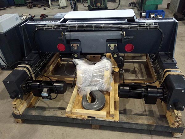 10+10T European Type Double Beam Bridge Crane For Bangladesh friend