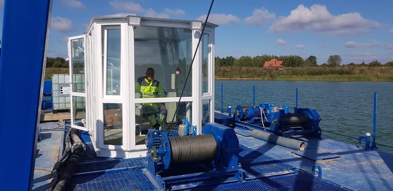 25 sets of electric winches shipped to the Port of Hamburg Germany
