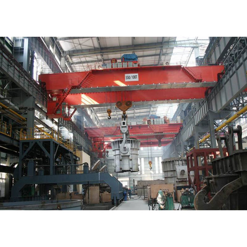 Double Girders Or Beams Electric Overhead Bridge Traveling Foundry Casting Crane 5442